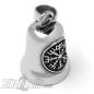 Preview: Vegvisir Biker-Bell Stainless Steel Viking Runic Compass Ride Bell Motorcycle Bell